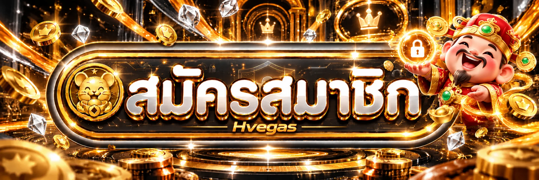 หน้าสมัครสมาชิกและเข้าสู่ระบบ Hvegas